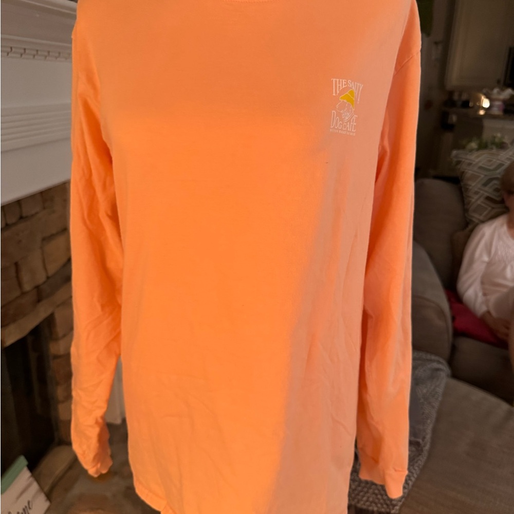 Salty Dog Orange Long Sleeve Shirt